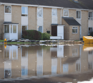 Mitigating Water Damage in House Floods with Sandbags.