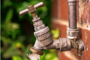 Garden tap.