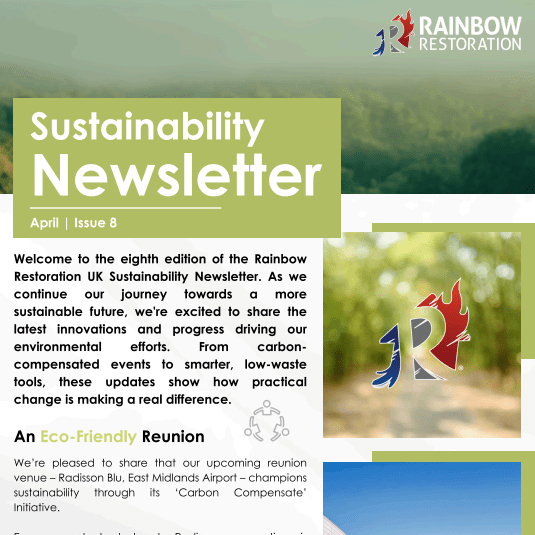Sustainability Newsletter April 2025 Cover