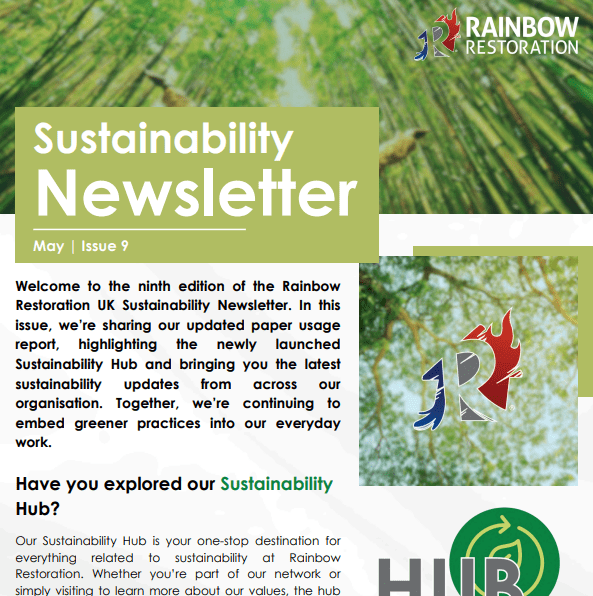 Sustainability Newsletter May 2025 Cover